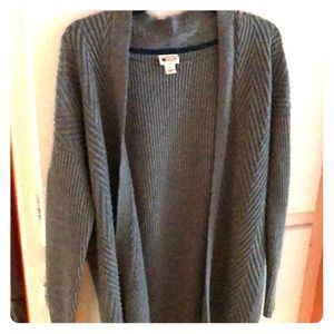 Grey cardigan